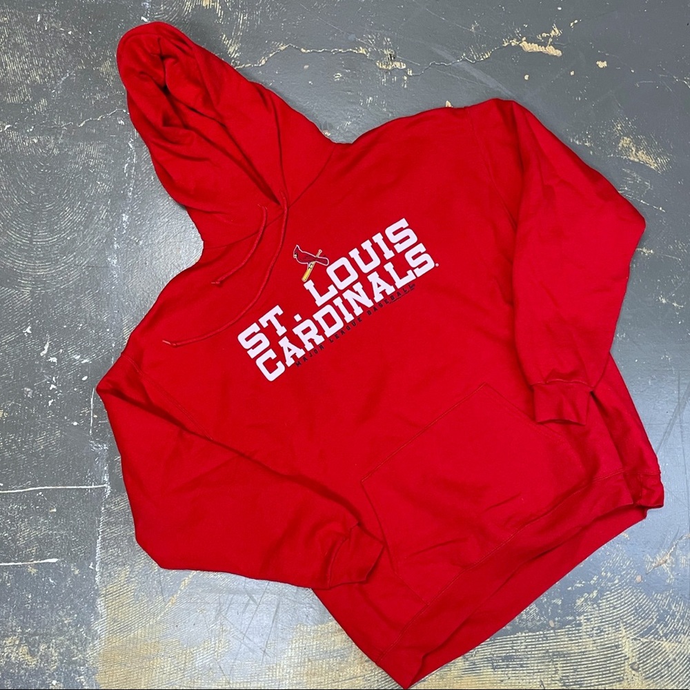 St. Louis Cardinals MLB Pull Over Hooded Sweater XL Baseball